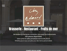 Tablet Screenshot of chez-edouard7.com